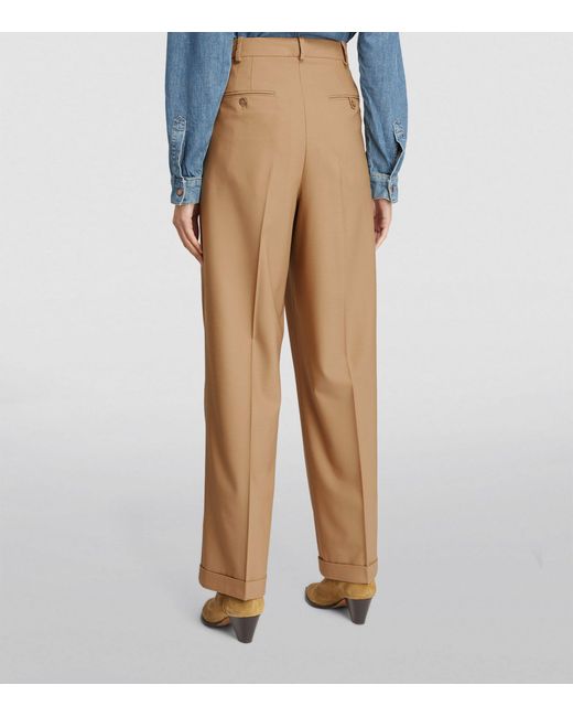 Polo Ralph Lauren Natural Wool Tailored Trousers