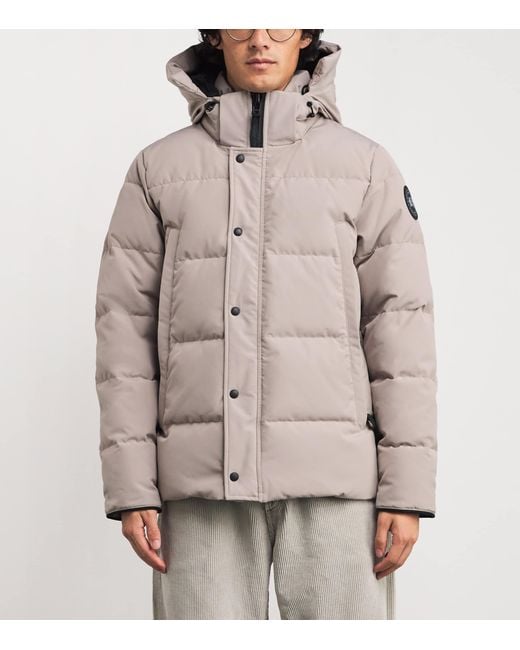 Canada Goose Gray Down Wyndham Parka for men