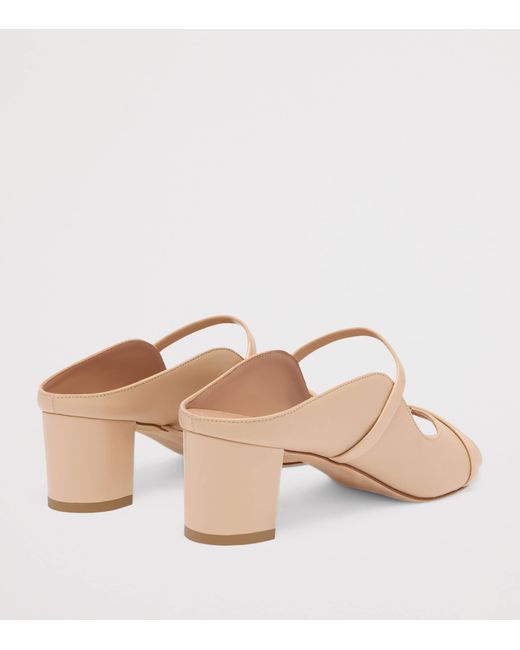 Malone Souliers Natural Nappa Leather Norah Heeled Sandals 45