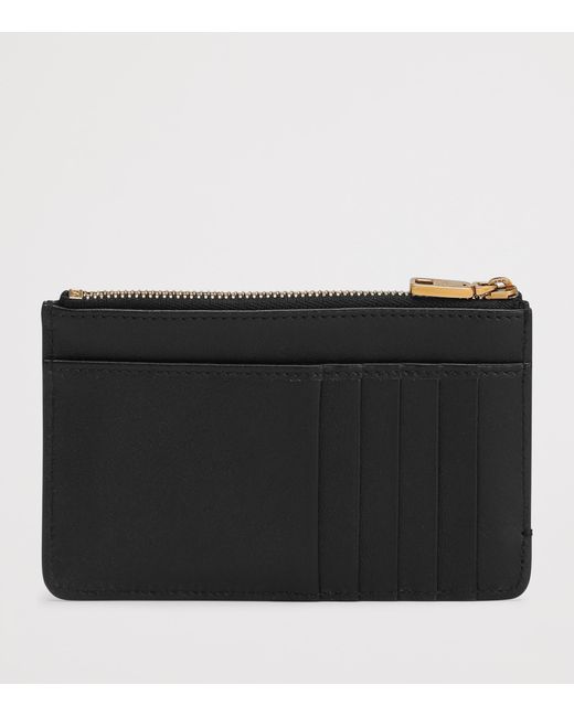 Dolce & Gabbana Black Calfskin Logo Card Holder