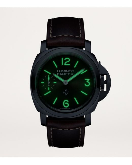 Panerai Gray Stainless Steel Luminor Watch for men