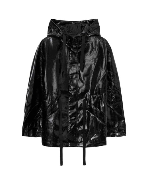 AllSaints Black Kelsie Shine Jacket