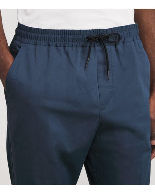 Fusalp Blue Cotton-Blend Aymeroc Trousers for men