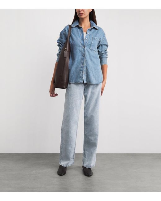 Rag & Bone Blue Connie Denim Shirt