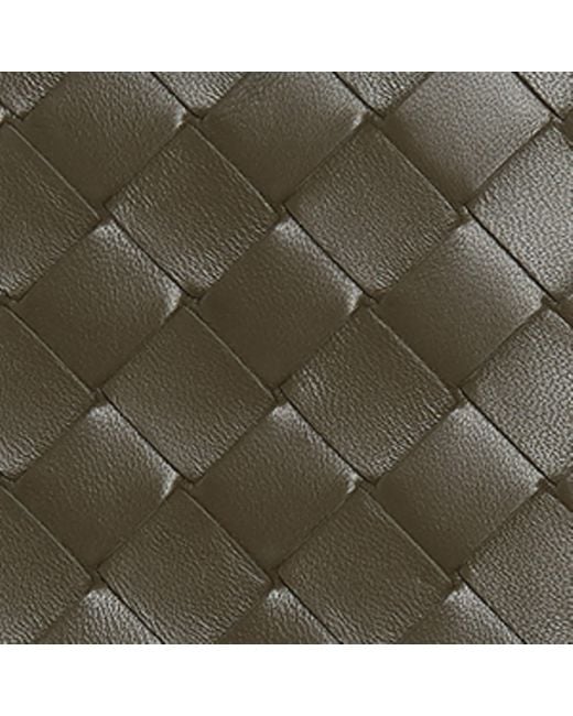 Bottega Veneta Green Leather Intrecciato Passport Holder for men
