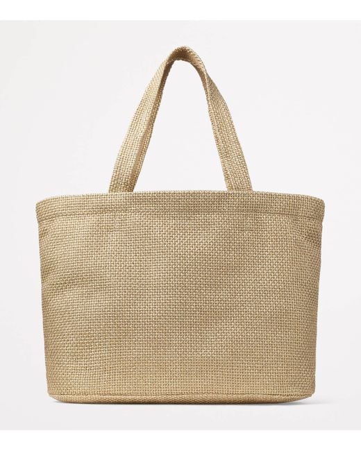Jimmy Choo Natural Raffia Beach Tote Bag