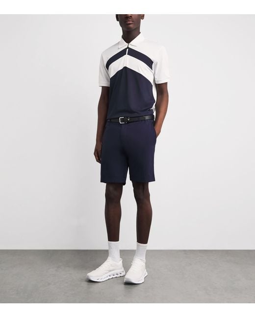 Bogner Blue Chevron Cuno Polo Shirt for men