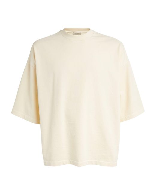 Fear Of God White Cotton Oversized T-shirt for men