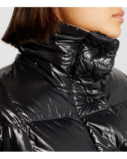 Moncler Black Down-filled Parnaiba Coat