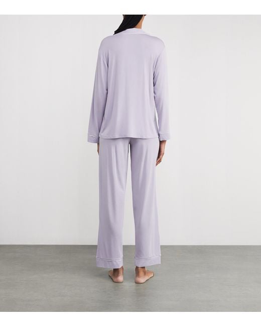 Eberjey Purple Modal Gisele Pyjama Set