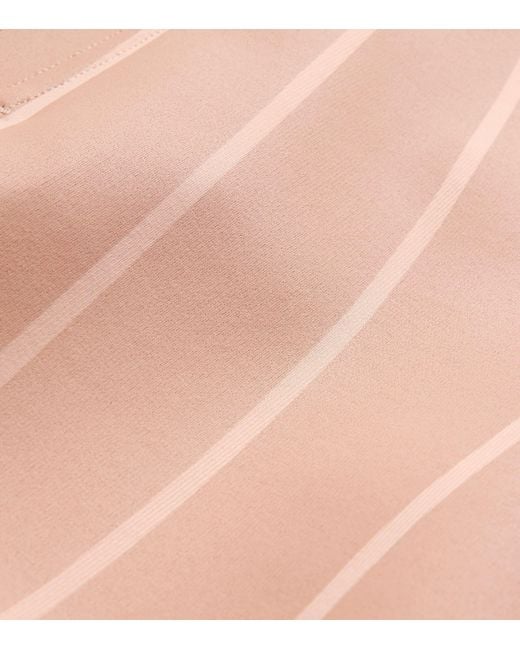 Spanx Pink Supersculpt Totalcontour Open-Bust Mid-Thigh Bodysuit