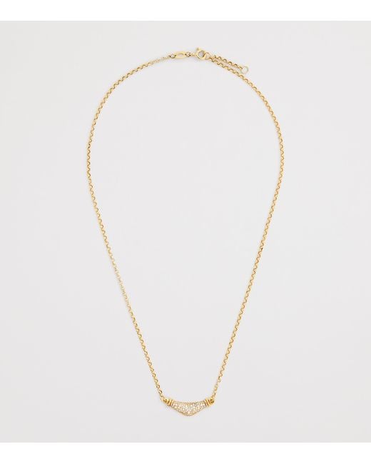 L'Atelier Nawbar Metallic And Diamond Lot N*93 Karma Necklace