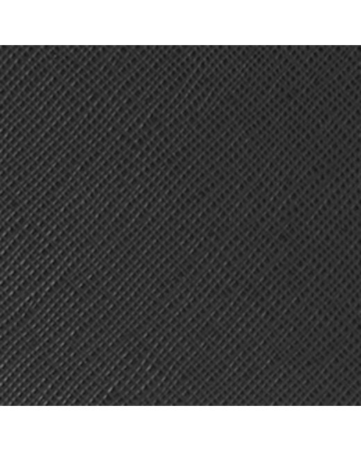 Montblanc Black Mini Leather Sartorial Messenger Bag for men
