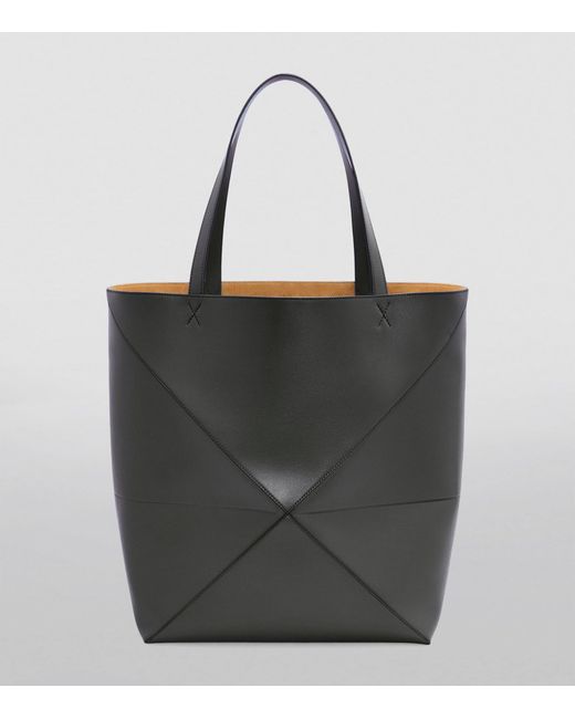 Loewe Black Puzzle Fold Tote Xl Bag for men
