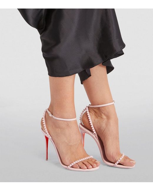 Christian Louboutin So Me Spike Red Sole Sandals