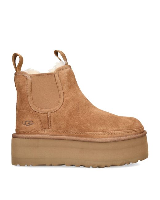 Ugg Brown Suede Neumel Chelsea Boots
