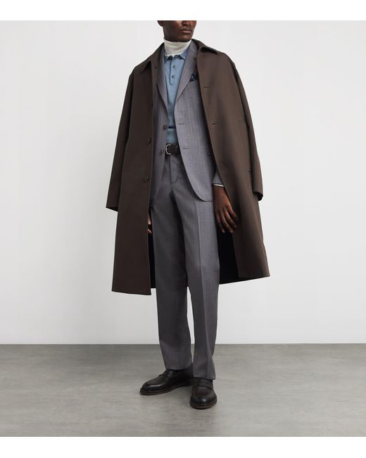 Pal Zileri Gray Wool-Blend Blazer for men