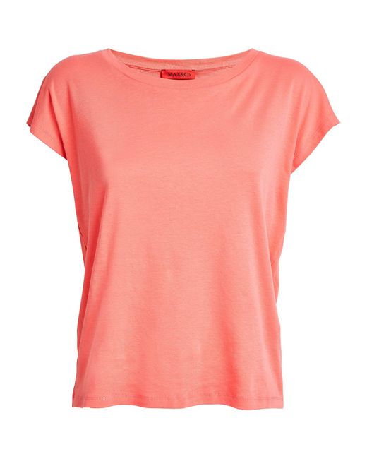 MAX&Co. Pink Cotton Jersey T-shirt