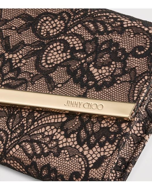 Jimmy Choo Metallic Lace Emmie Clutch Bag