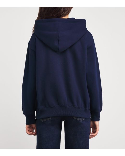 Polo Ralph Lauren Blue Cotton-Blend Polo Bear Hoodie