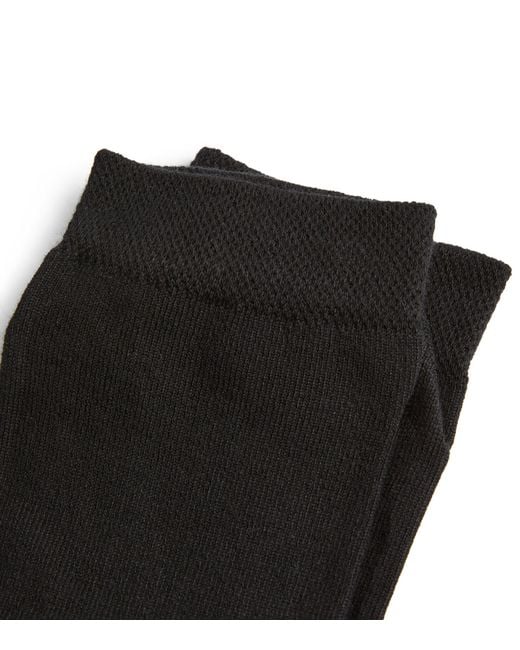 Falke Black Sensitive London Trainer Socks for men