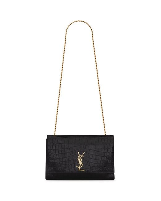 Saint Laurent White Medium Kate Reversible Shoulder Bag