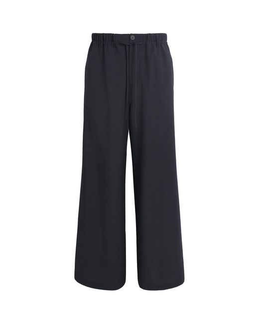 LE17SEPTEMBRE Blue Drawstring Wide-Leg Trousers for men