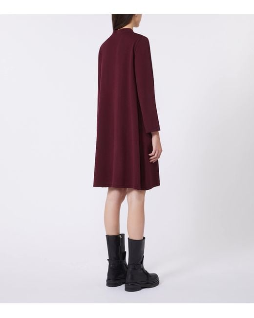 Weekend by Maxmara Red Knitted Mini Dress