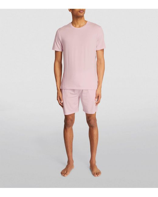 Polo Ralph Lauren Pink Micro-modal Lounge T-shirt