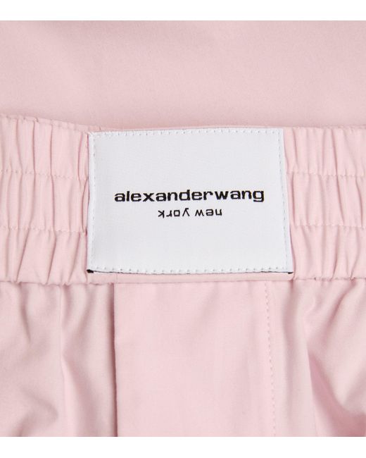 Alexander Wang Pink Cotton Boxer Shorts