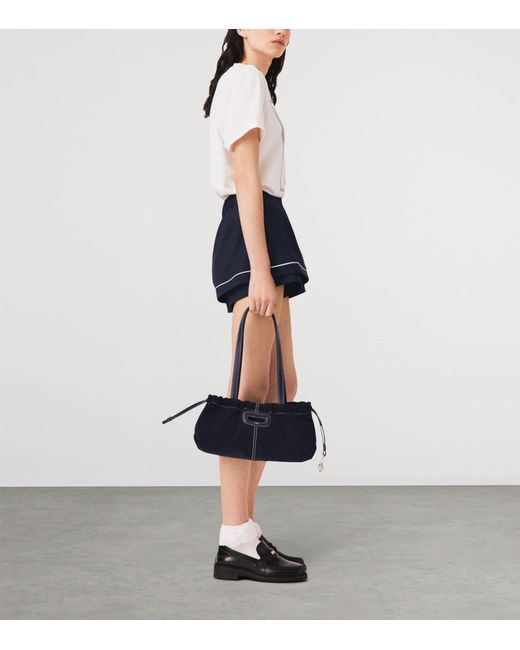 Maje Blue Pleated Skort