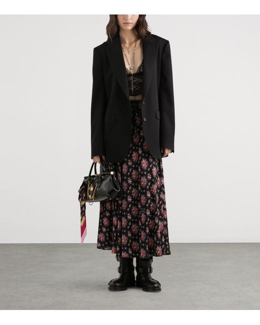Dolce & Gabbana Black Virgin Wool Relaxed Blazer