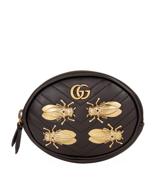 Gucci Black Beetle Bracelet Purse
