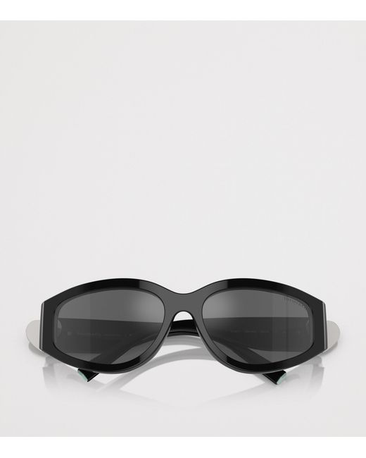 Tiffany & Co Gray Acetate Tf4217 Irregular Sunglasses