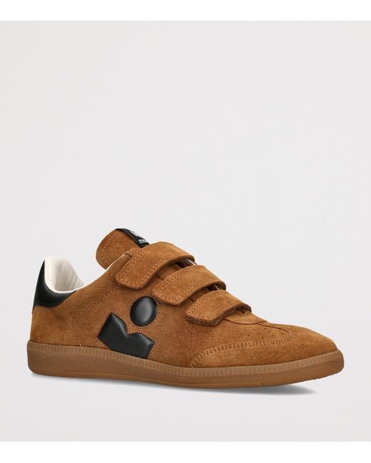 Isabel Marant Brown Suede Beth Sneakers