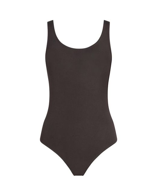 Wolford Brown Cotton-Blend Jamaika Bodysuit
