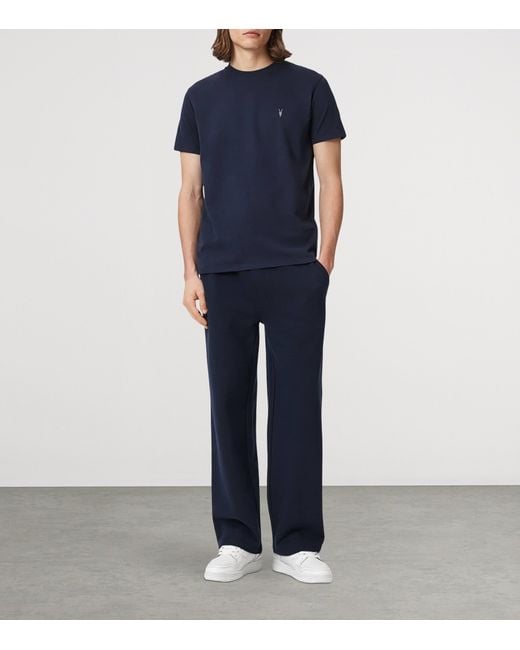 AllSaints Blue Asher Straight Sweatpants for men