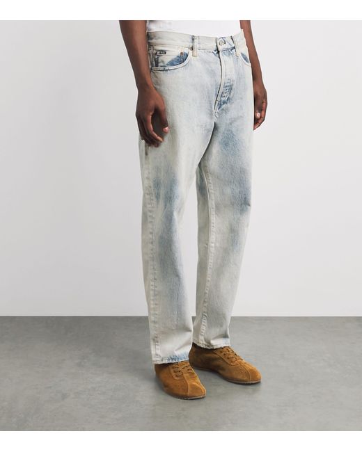 Polo Ralph Lauren Blue Washed Straight Jeans for men
