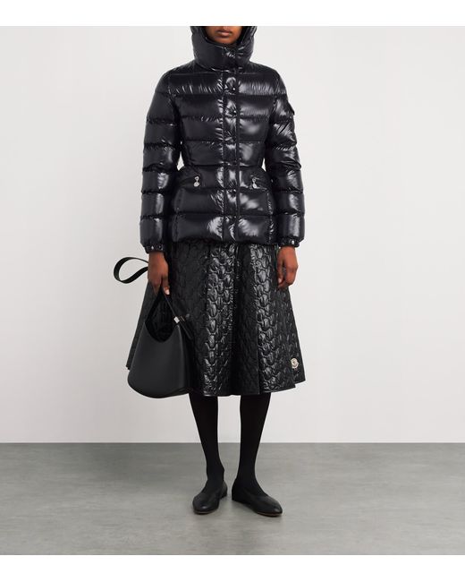 Moncler Black Down Hooded Barante Jacket