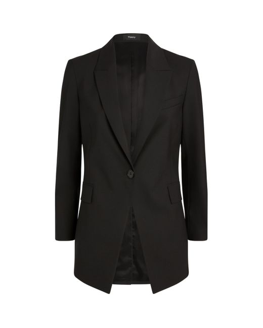 Theory Black Good Wool Etiennette Blazer