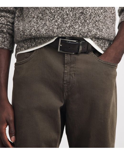 7 For All Mankind Gray The Straight Jeans for men