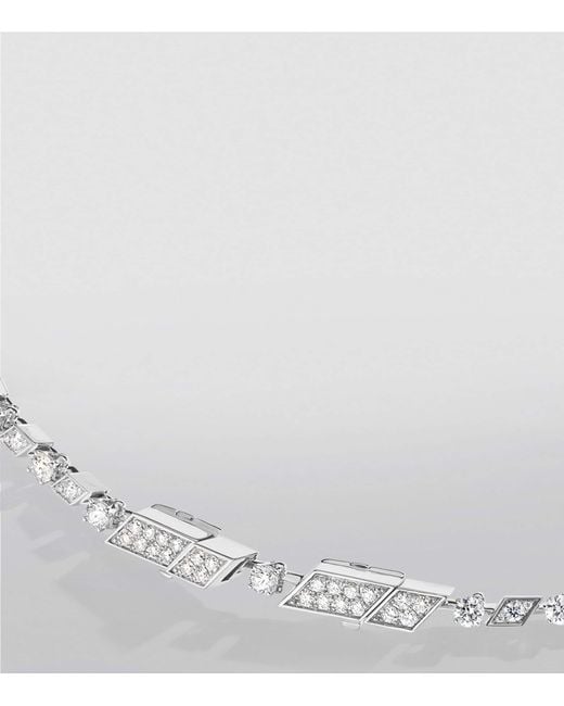 Marli New York Metallic And Diamond Fifth Avenue Collar Necklace