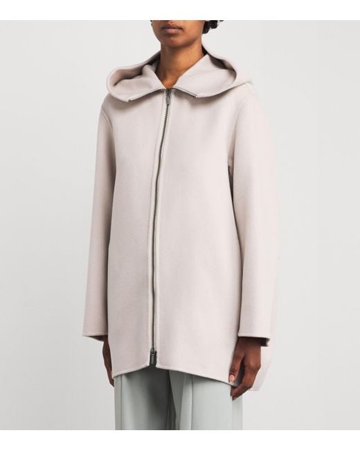 Iris Von Arnim Pink Wool-Cashmere Dance Slim Hoodie