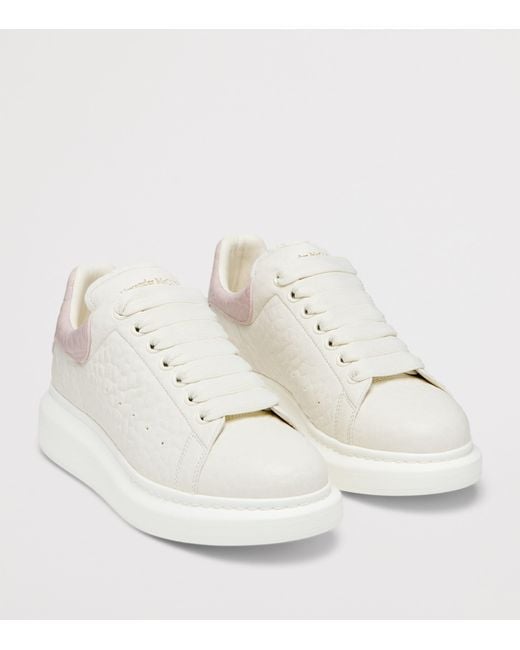 McQueen White Leather Oversized Sneakers