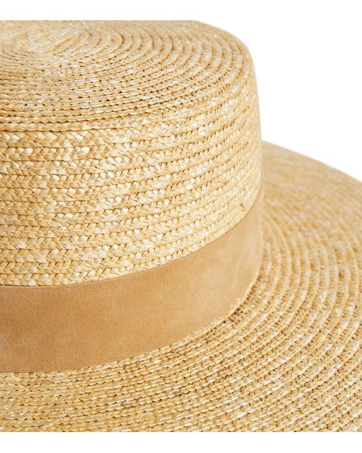 Lack of Color Natural Straw Spencer Boater Hat