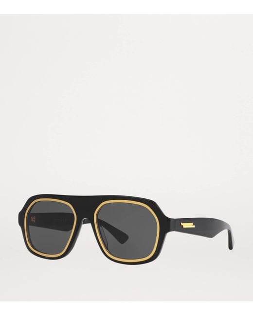 Bottega Veneta Black Acetate 06J000397 Sunglasses for men
