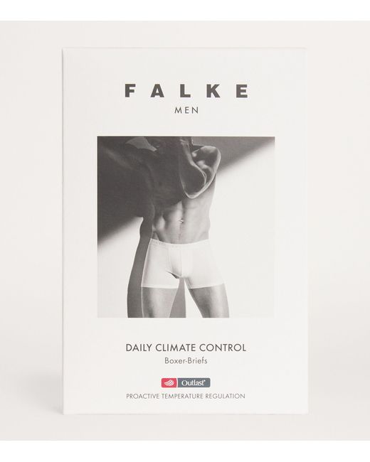 Falke Blue Daily Climate Control Boxer-briefs for men
