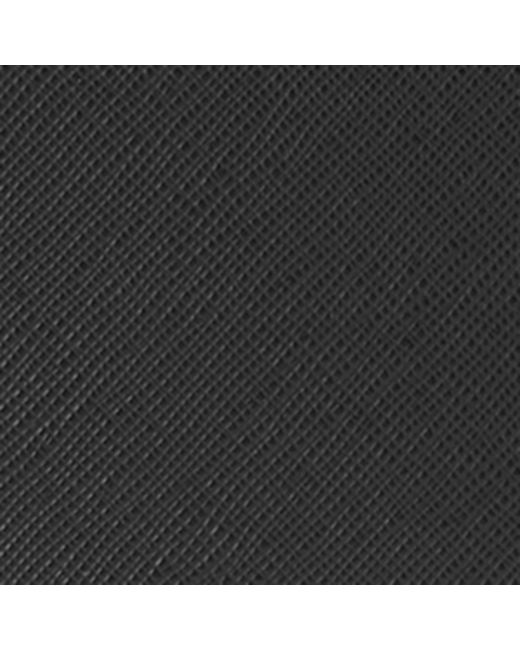 Montblanc Black Mini Leather Sartorial Messenger Bag for men