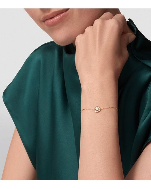 Cartier Metallic Mixed And Diamond Trinity Bracelet