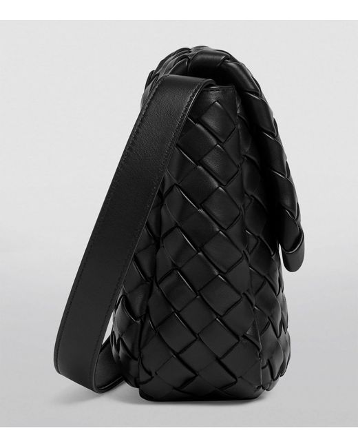 Bottega Veneta Black Mini Lambskin Cobble Cross-body Bag for men